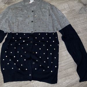 Crewcuts sequin cardigan girls size 12
